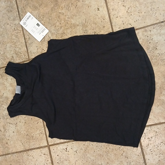 Athleta With Ease Open Back Rib Tank Black XXS - Picture 3 of 5